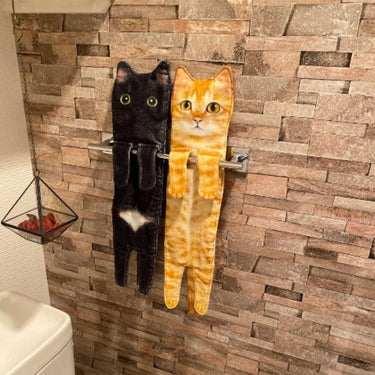 Ragtastic Cat Hand Towels Kitchen Towels KittyNook Cat Company